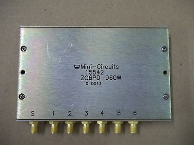   ZC6PD 960W 6 way coaxial power splitter/combiner for RF, microwave