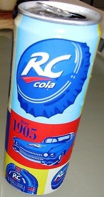 LIMITED PROMO SPECIAL EDITION EMPTY CAN TIN 330 ML RC COLA COKE COCA 