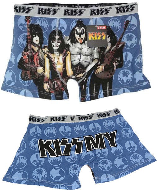 KISS Kiss My Logo Boxer Shorts   New & Official With Tag [5 Sizes]