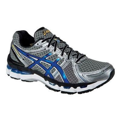 Mens ASICS GEL Kayano 19 Athletic Running Shoes Titanium/Royal