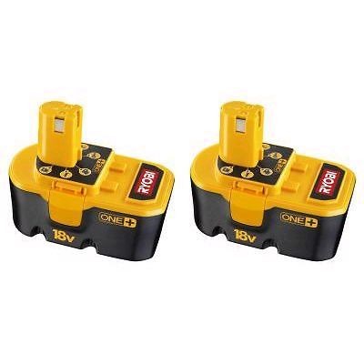 NEW RYOBI 18v ONE+ BATTERIES   NiCd   18 volt v