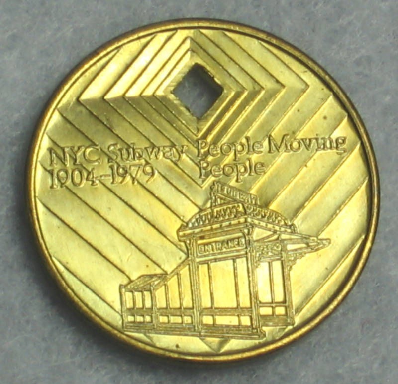 New York City NYC Diamond Jubilee Subway Transit Token