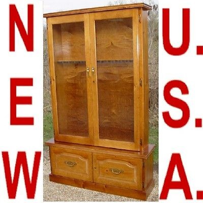 wood gun cabinet in Cabinets, Racks & Safes