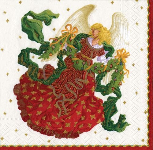 CASPARI 2 / 20ct Pkgs Victorian Angel Christmas Luncheon / Holiday 