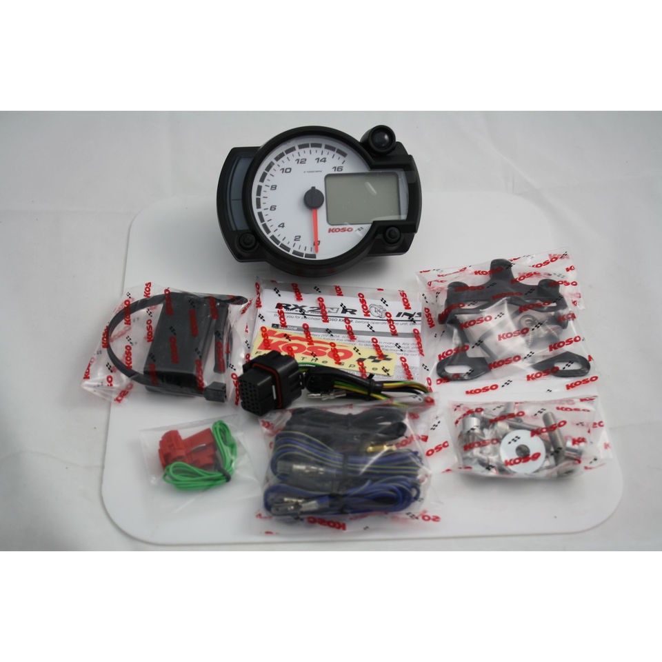 RX2 NR GP STYLE RACE TACHOMETER KOSO 0 16000RPM