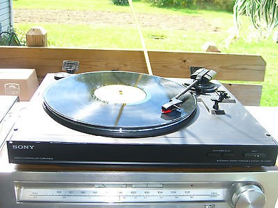 Sony Servo Controlled Turntable Automatic Stereo TT System PS LX150H 