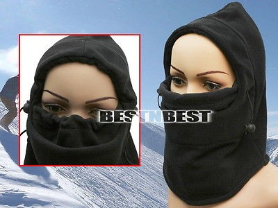 in 1 Thermal Fleece Balaclava Hood Police Swat Ski Bike Wind Stopper 