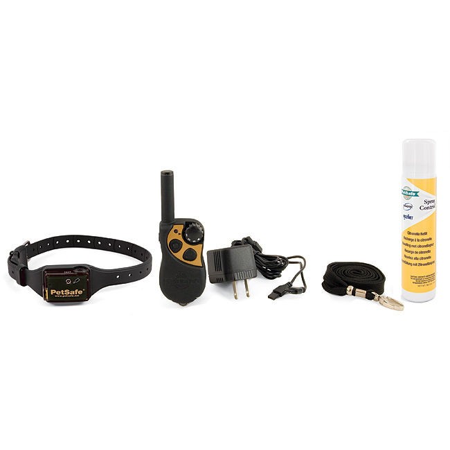 PetSafe Waterproof Citronella Spray & Tone Remote Dog Trainer Collar 