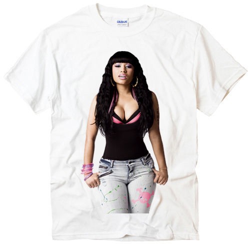 NICKI MINAJ  PINK FRIDAY YOUNG MONEY Lil white t shirt