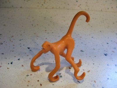 VINTAGE FISHER PRICE LITTLE PEOPLE BROWN SPIDER MONKEY