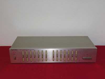 Technics Stereo 7 Band Graphic Equalizer Model SH 8025 Vintage EQ