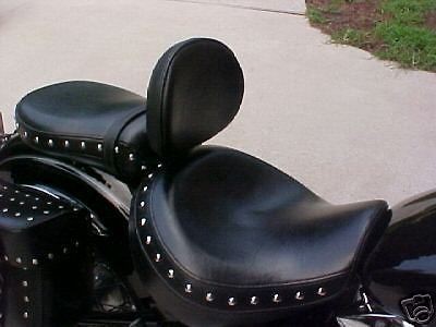 High Polish Stainless Steel Driver rider backrest Suzuki Intruder 1500 