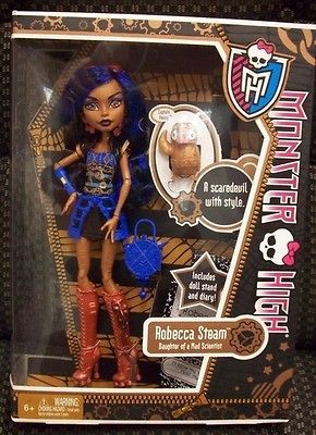 MONSTER HIGH ~ROBECCA STEAM DOLL~ WITH HER PET MECHANICAL PENGUIN