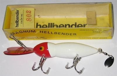 WHOPPER STOPPER MAGNUM HELLBENDER 800 SERIES VINTAGE LURE NEW IN THE 