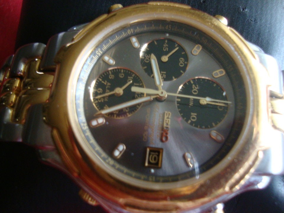 SEIKO CHRONOGRAPH SPORTS 100,QUARTZ7T32​ 6F59,JAPAN