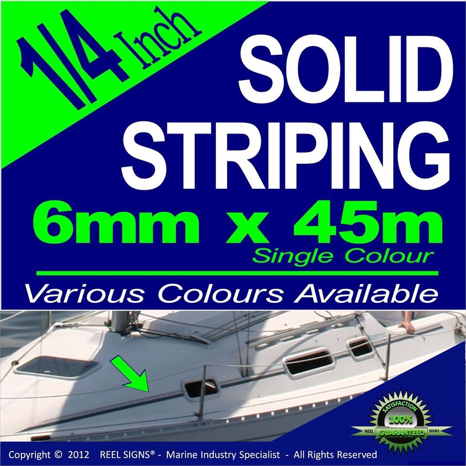 BOAT YACHT STRIPING PINSTRIPING KIT 45m x 6mm width