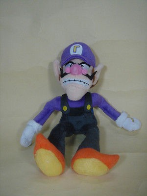 WALUIGI 1128CM SUPER MARIO BROS PLUSH SOFT TOY DOLL