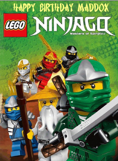 Edible cake topper/image Lego NinJago #11