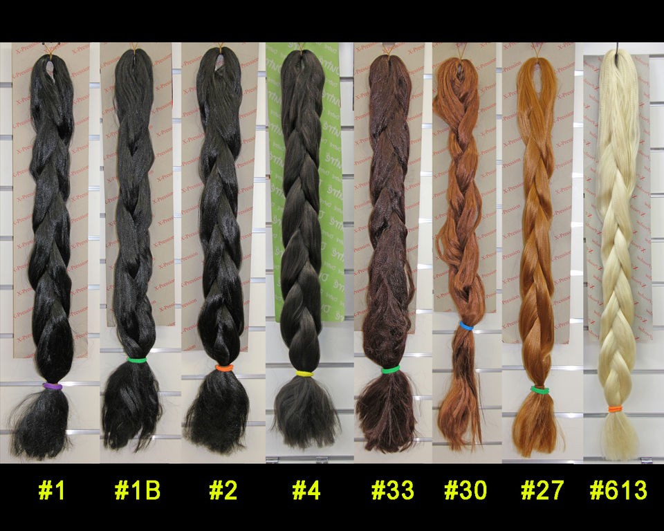 SYNTHETIC HAIR DREADLOCKS KANEKALON JUMBO ULTRA BRAID HAIR EXTENSION 