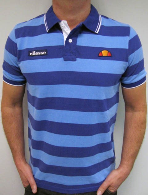 Ellesse Heritage 80s Casuals Bettolina Polo Shirt Navy S,M,L,XL