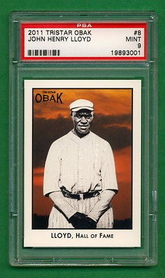 2011 Obak LLOYD John POP PSA 9 Tristar HOF Negro Player LOW pop