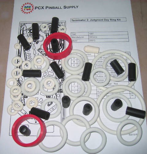 1991 Williams Terminator 2 Judgement Day Ring Kit