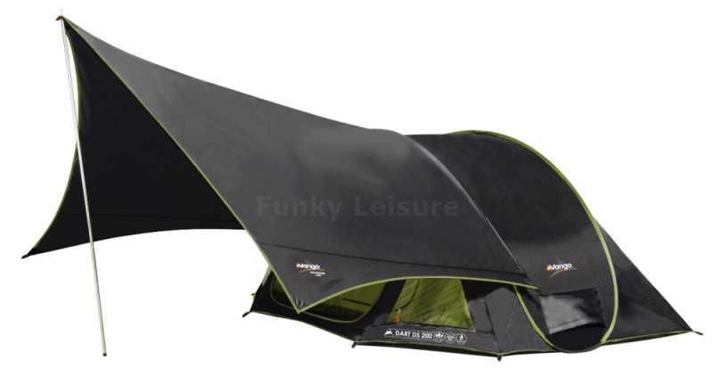 Vango Adventure Tarp Tent Porch   Excalibur/Blac​k