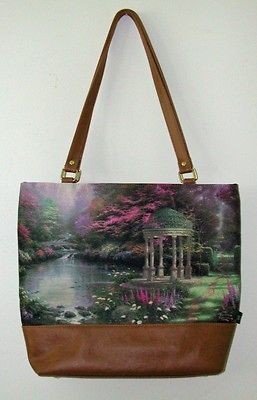 Thomas Kinkade Gazebo Tote Bag from Gregg Gifts EUC