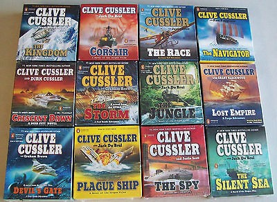 New Unabridged Clive Cussler Audiobooks on CD Mix & Match