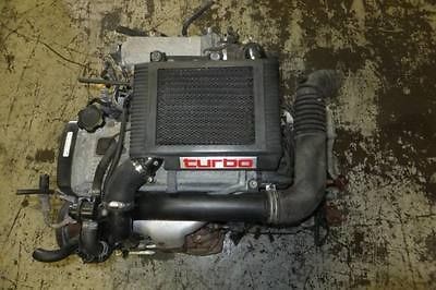 JDM TOYOTA STARLET 4EFTE TURBO TERCEL PASEO ENGINE AUTOMATIC 