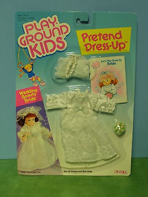 Ertl Play Ground Kids   Pretend Dress Up   Wedding Beauty Bride 1991 