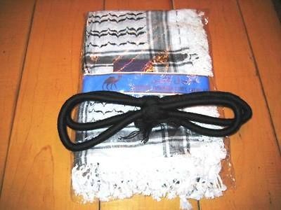 Authentic Arab Scarf Kafiya Kufiya Shemagh + Agal. New