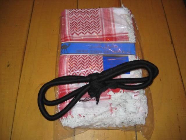 Authentic Arab Scarf Kafiya Kufiya Shemagh + Agal. New