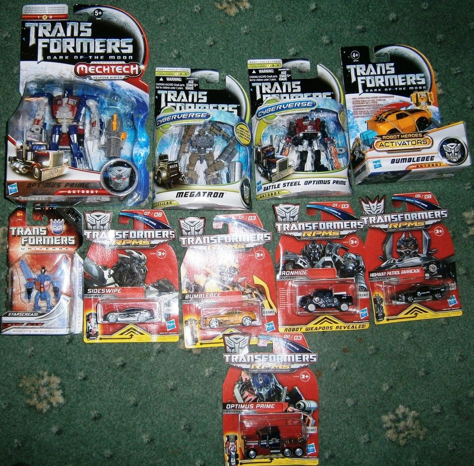 NEW*TRANSFORMERS RPMS AUTOBOT DECEPTICON DIE CAST ROBOTS VARIOUS*