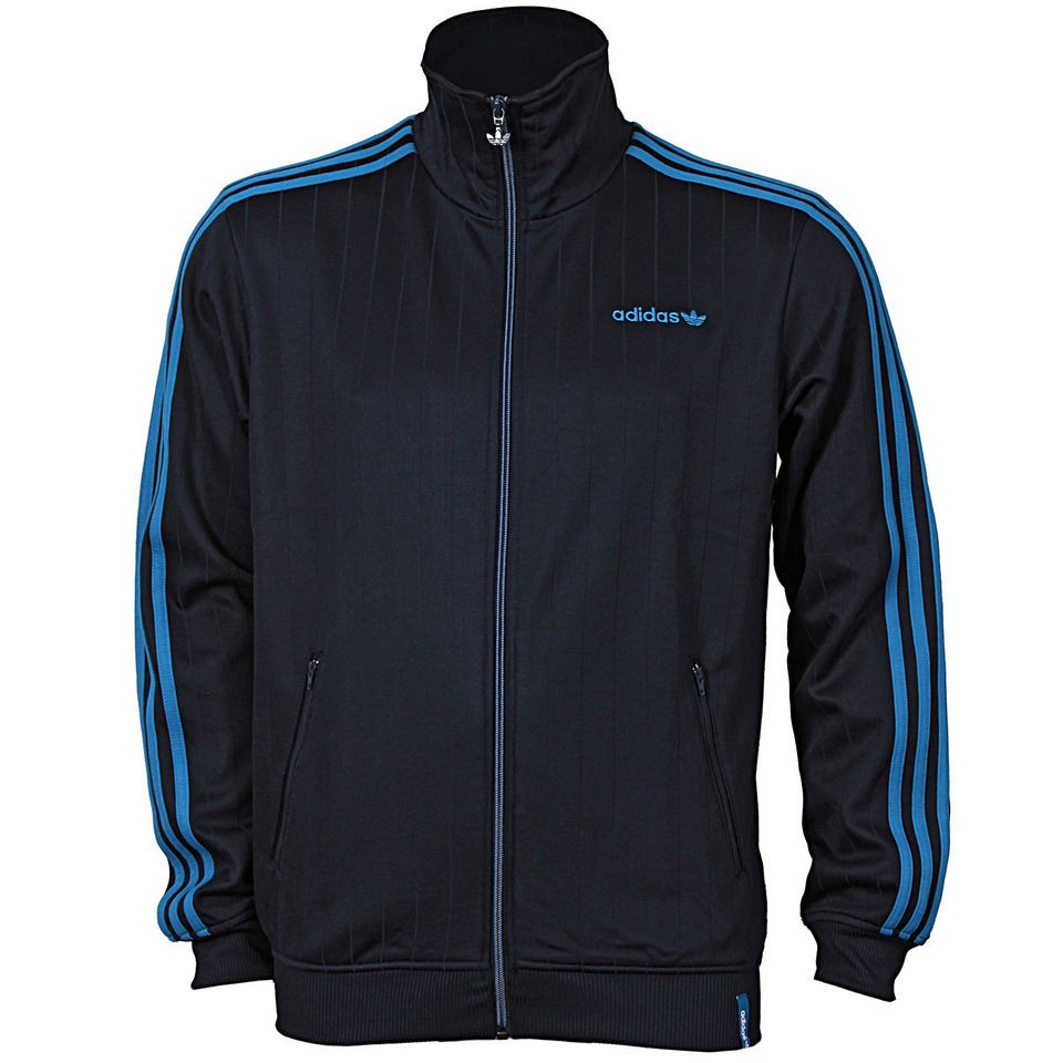 New adidas Originals Beckenbauer Track Top Vintage Retro Style Navy 