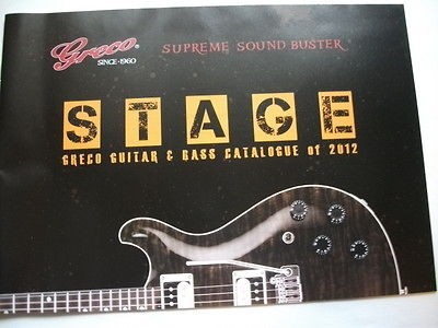 Greco 2012 GUITAR & BASS Catalog JAPAN