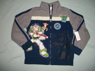 DISNEY TOY STORY jacket size 5/6 or 7/8 Buzz Woody waterproof rain 