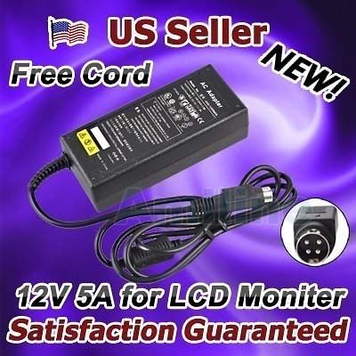 12V AC power adapter for Astar LTV 2001 LTV2001 LCD TV