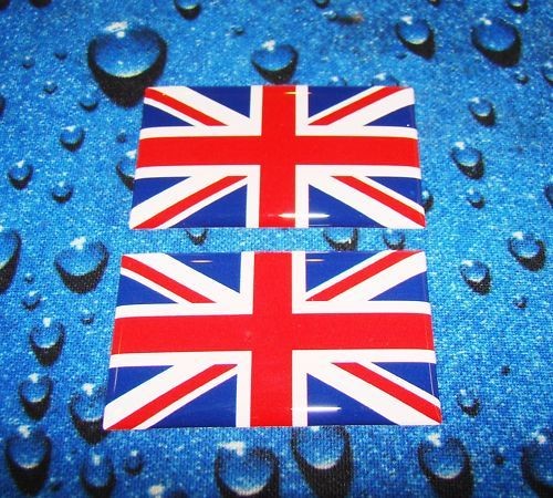 UNITED KINGDOM UNION JACK FLAG Triumph Sticker Pair FRE