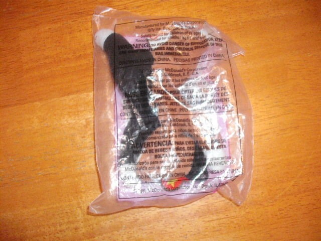 NEW MCDONALDS KIDS HAPPY MEAL TY BEANIE CHIP THE CAT TOY ANIMAL CUTE