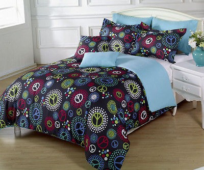 twin duvet cover black