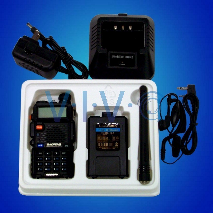    5R 136 174/400 480 MHz Dual Band DTMF CTCSS DCS FM Ham Two Way Radio