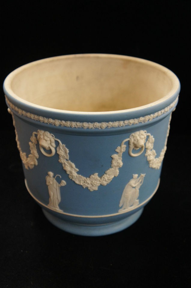   Wedgwood Jasperware Jardiniere Pot Jar Planter Bowl Jug 1891 1908