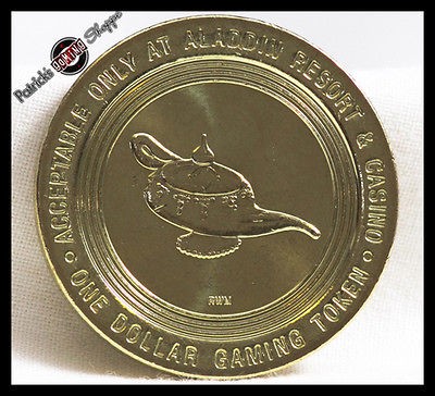   TOKEN COIN ALADDIN HOTEL CASINO 2000 RWM MINT LAS VEGAS NEVADA TOKENS