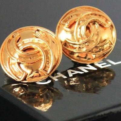 chanel logo earrings in Earrings