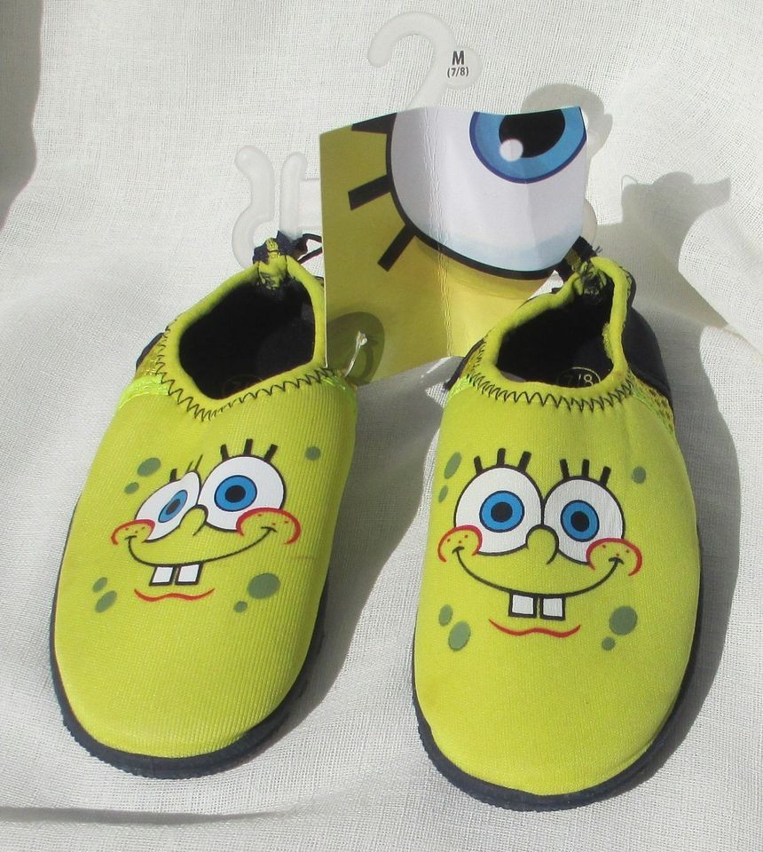 BRAND NEW SPONGEBOB SQUAREPANTS BOYS WATER SHOES FOR SIZE 7 8