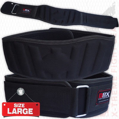 Weight Lifting Belt Fitness Gym Workout Wide Back Support Brace 