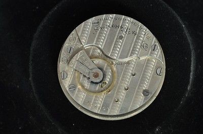   18 SIZE SETH THOMAS OPEN FACE POCKET WATCH MOVEMENT NICE DEMASKEEN