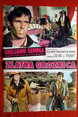   LATER GIULIANO GEMMA SPAGHETTI WESTERN 1967 GLOSSY EXYU MOVIE POSTE