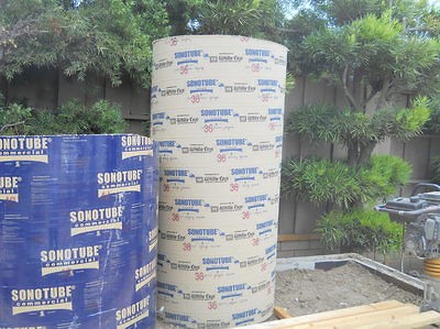 Foot Sonotube 6 feet long concrete form